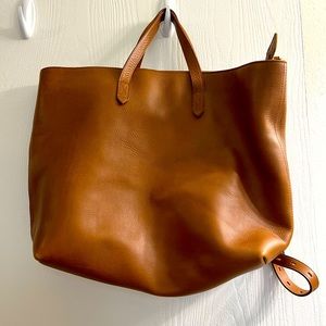 Madewell Zip Top Carry All Transport Tote